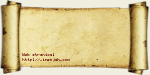 Milana Jocić vizit kartica